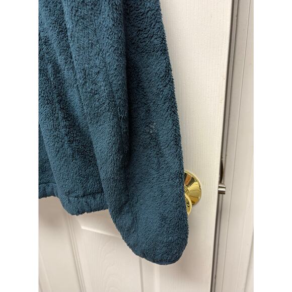 North Face Thick Fleece Teal Blue AMVD Jacket Winter Sports Layer Women’s Size M - Picture 9 of 10